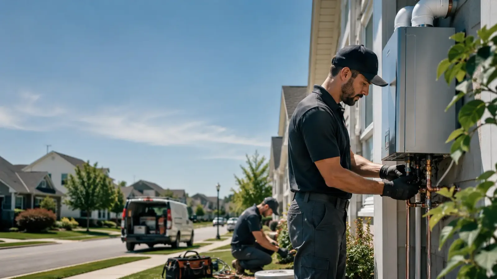 Tankless Water Heater Installation in Hessmer, LA